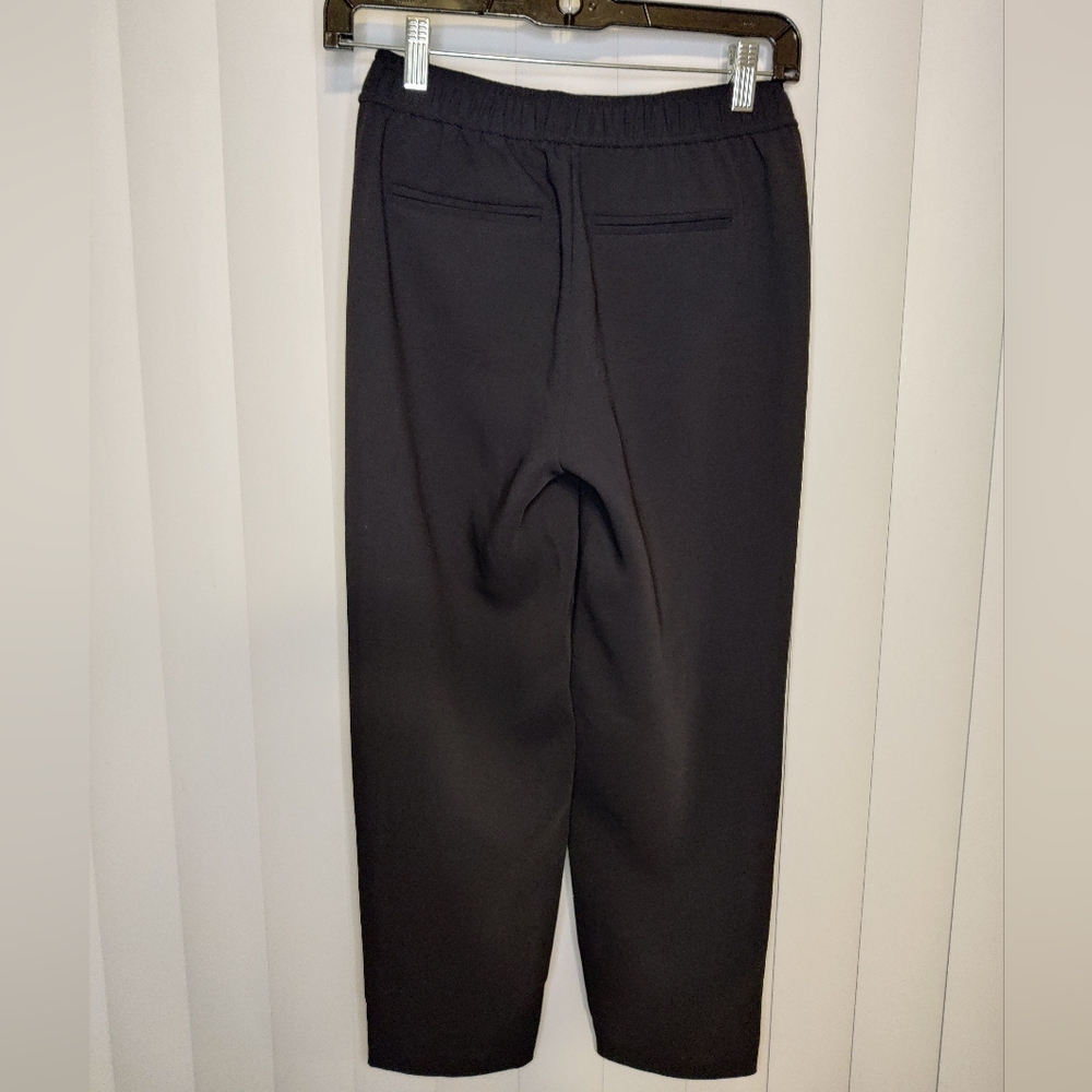 Madewell Black Trousers with Stitched Sides Women's xxs - Picture 2 of 4
